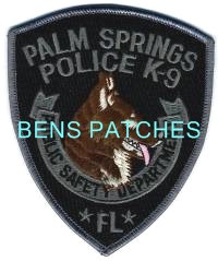 FLORIDA,PALM SPRINGS POLICE K-9 SUBDUED 1_wm